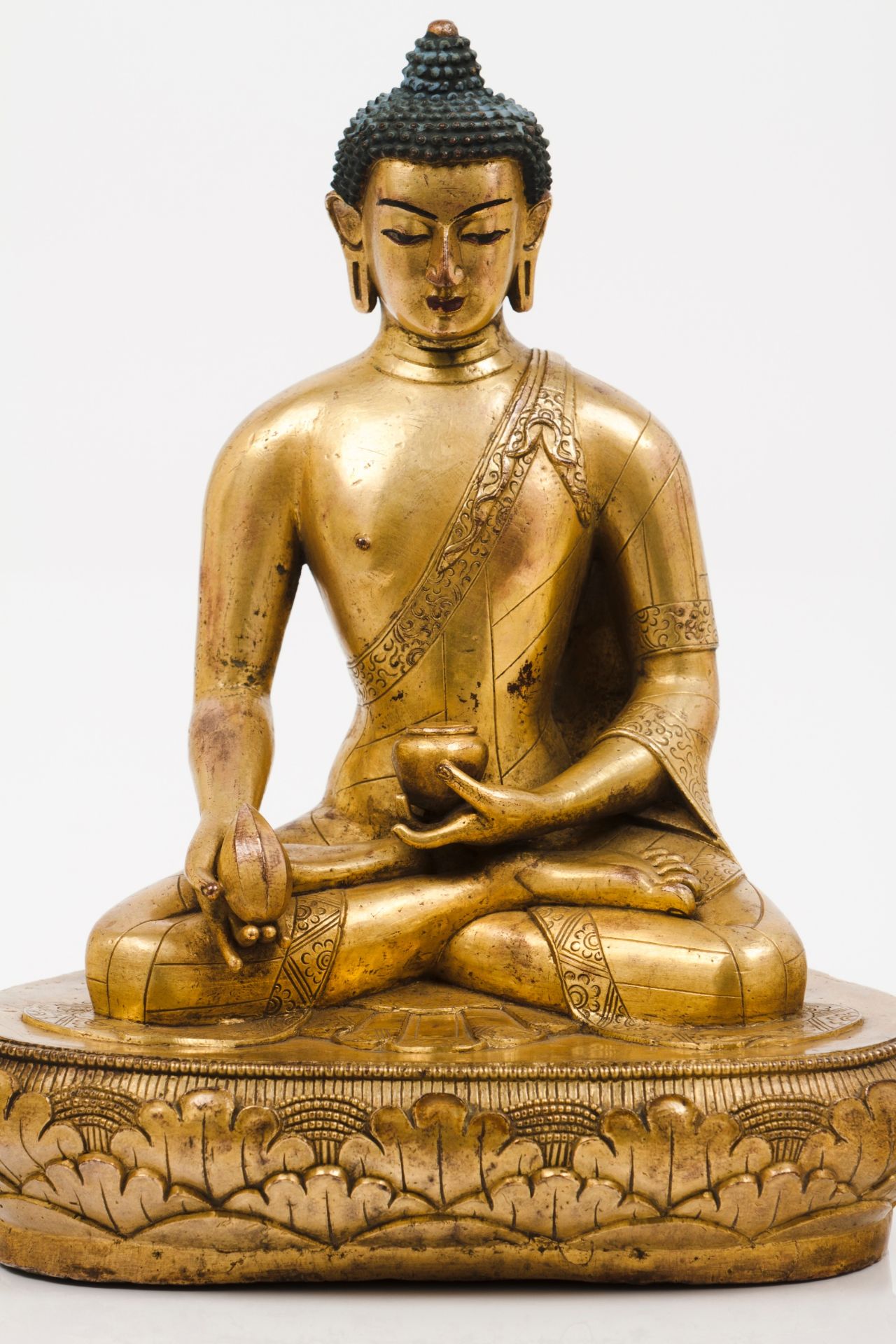 Bhaiṣajyaguru (Medicine Buddha) - Image 3 of 3