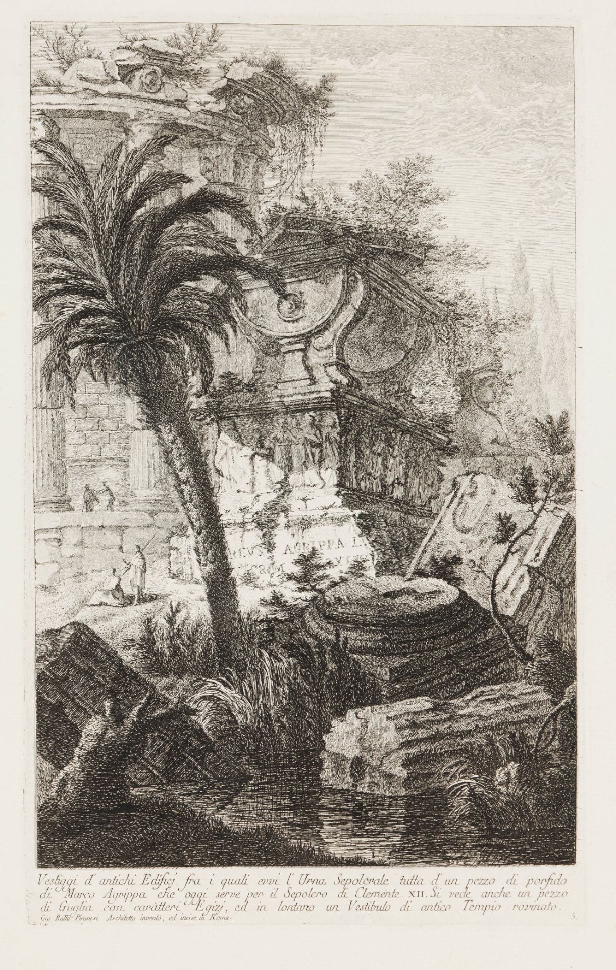 Giovanni Battista Piranesi (1720-1778)"Vestiggi d'antichi Edifici...""Vestiggi d'antichi Edif