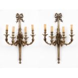 A set of four Louis XV style wall sconces