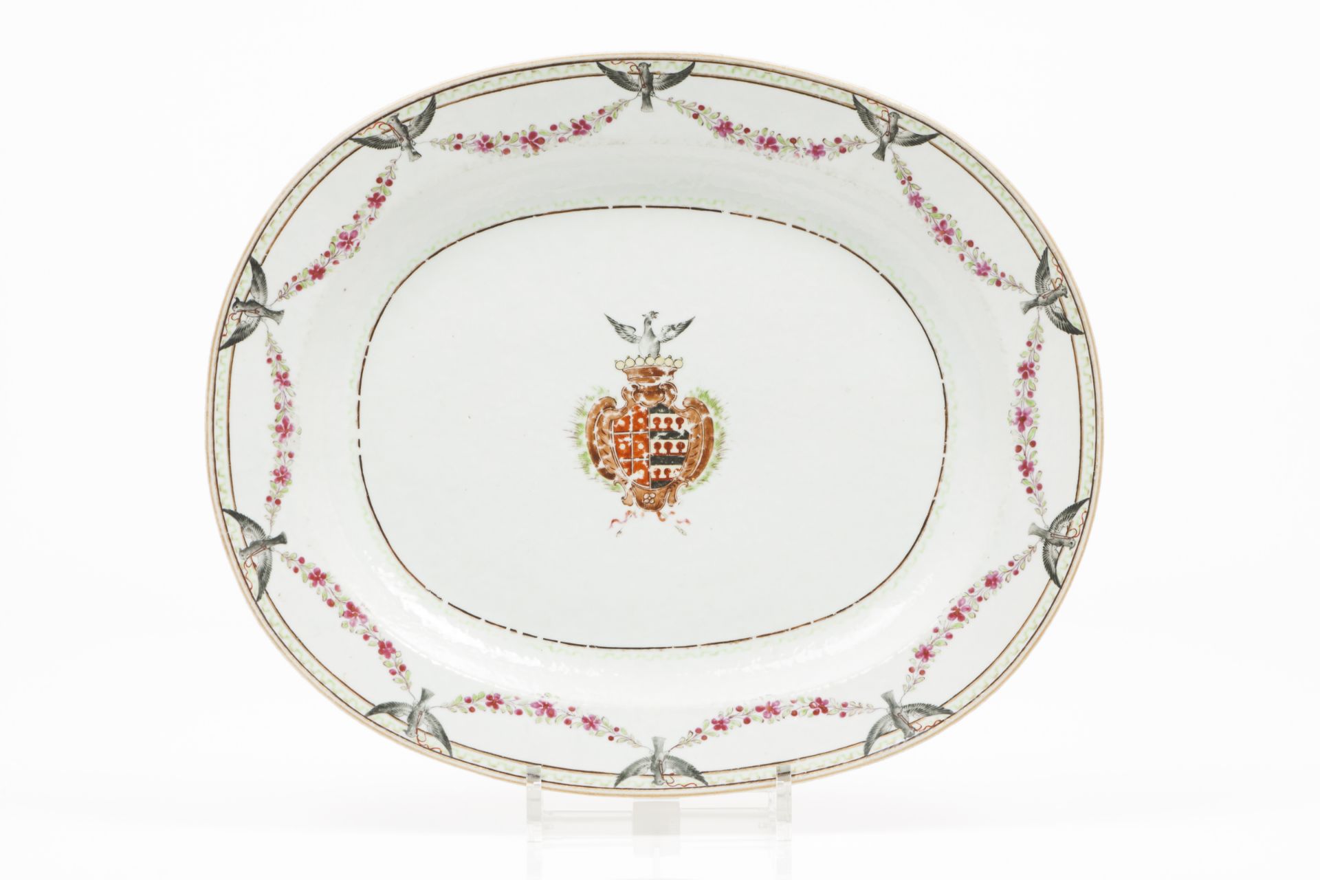 An heraldic tray