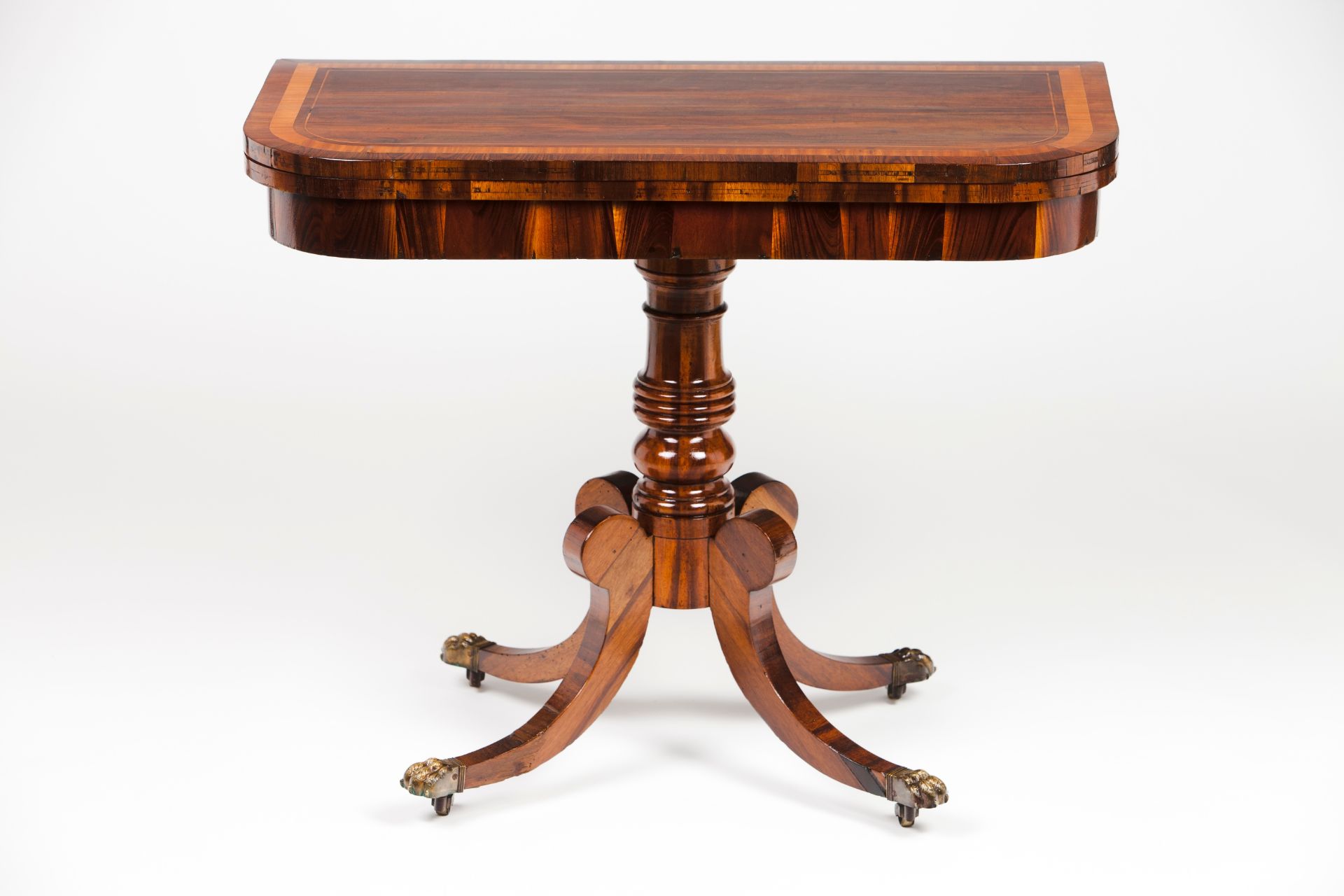 A George III card-table