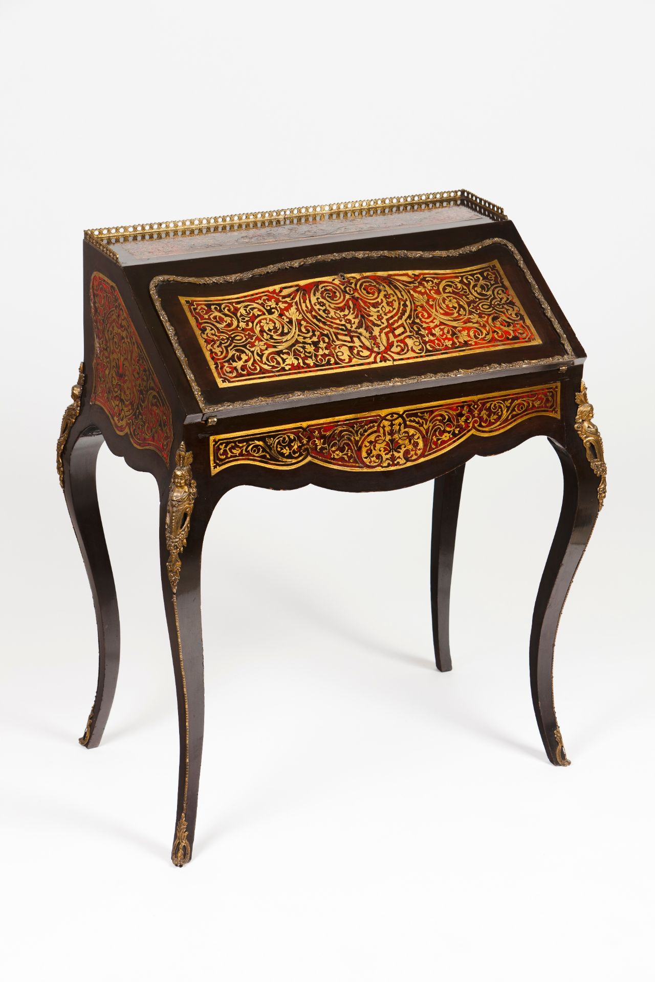 A Boulle taste Napoleon III bonheur du jour desk