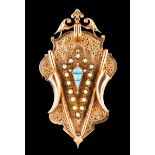 A reliquary pendant/brooch
