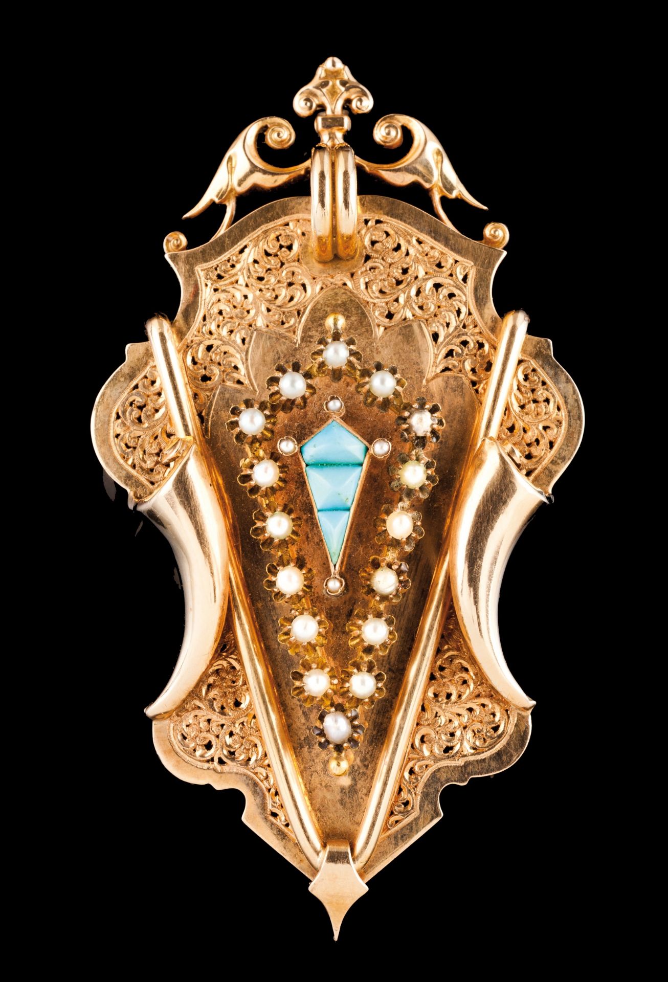 A reliquary pendant/brooch