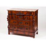 A Romantic era chest of drawers