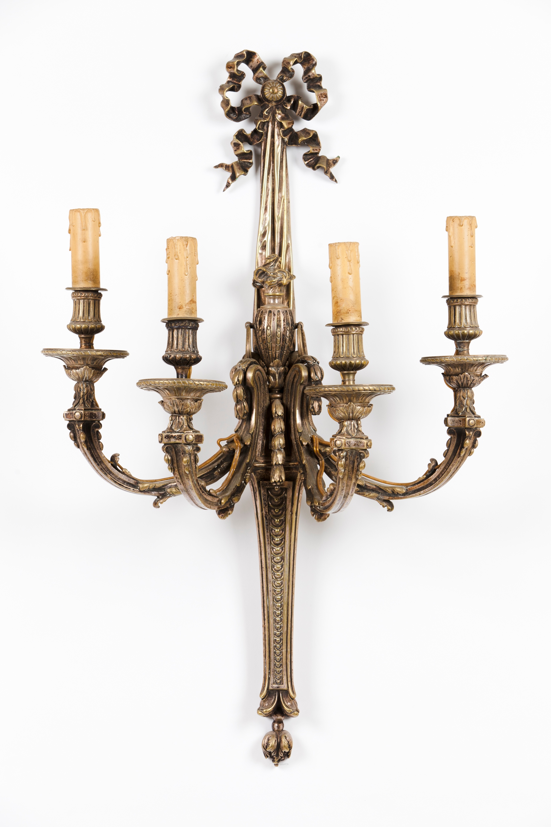 A set of four Louis XV style wall sconces - Image 2 of 4