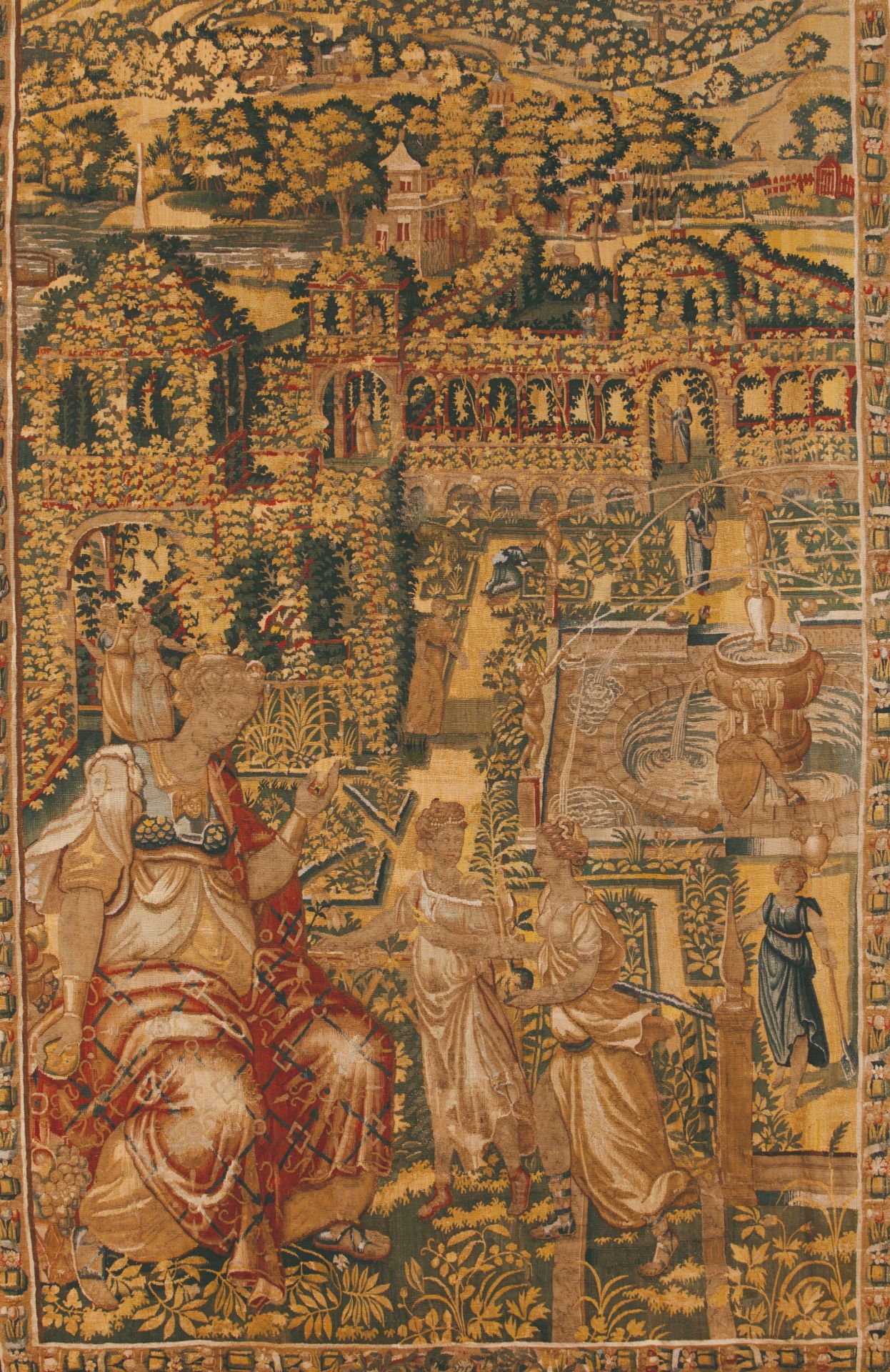 Flemish tapestry - Image 2 of 4