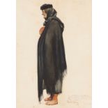 Alberto de Sousa (1880-1961)"Maria Nanica, Ílhavo"Watercolour on paper Signed and dated June 193