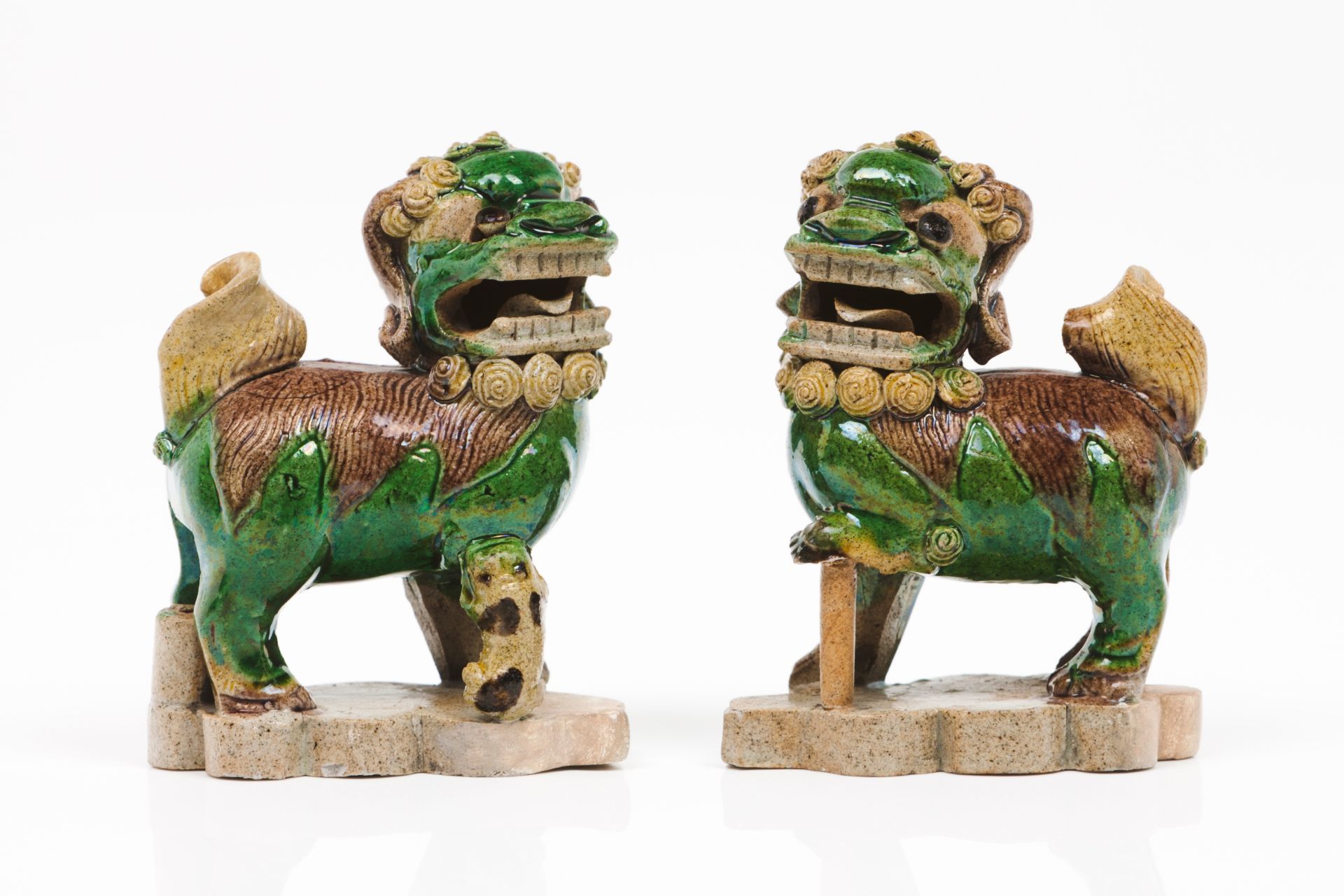 A pair of Buddhist lions