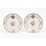 A pair of small heraldic plates