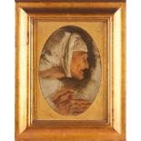 Domingos Sequeira Attrib. (1768-1837)Head of a Old WomanOil on canvasWith certificate issued