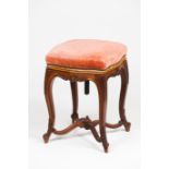 A Louis XVI style piano stool