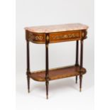 A Louis XVI style console table