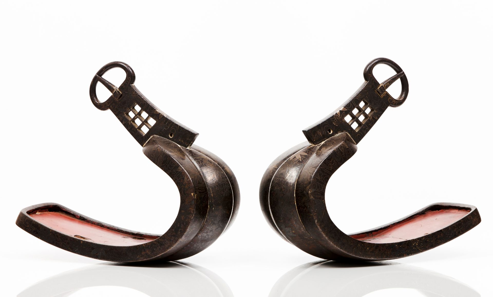 A pair of Namban stirrups