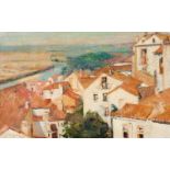 João Reis (1899-1982)A city view, oil on board, signed and dated 1929Oil on board Signed and dat