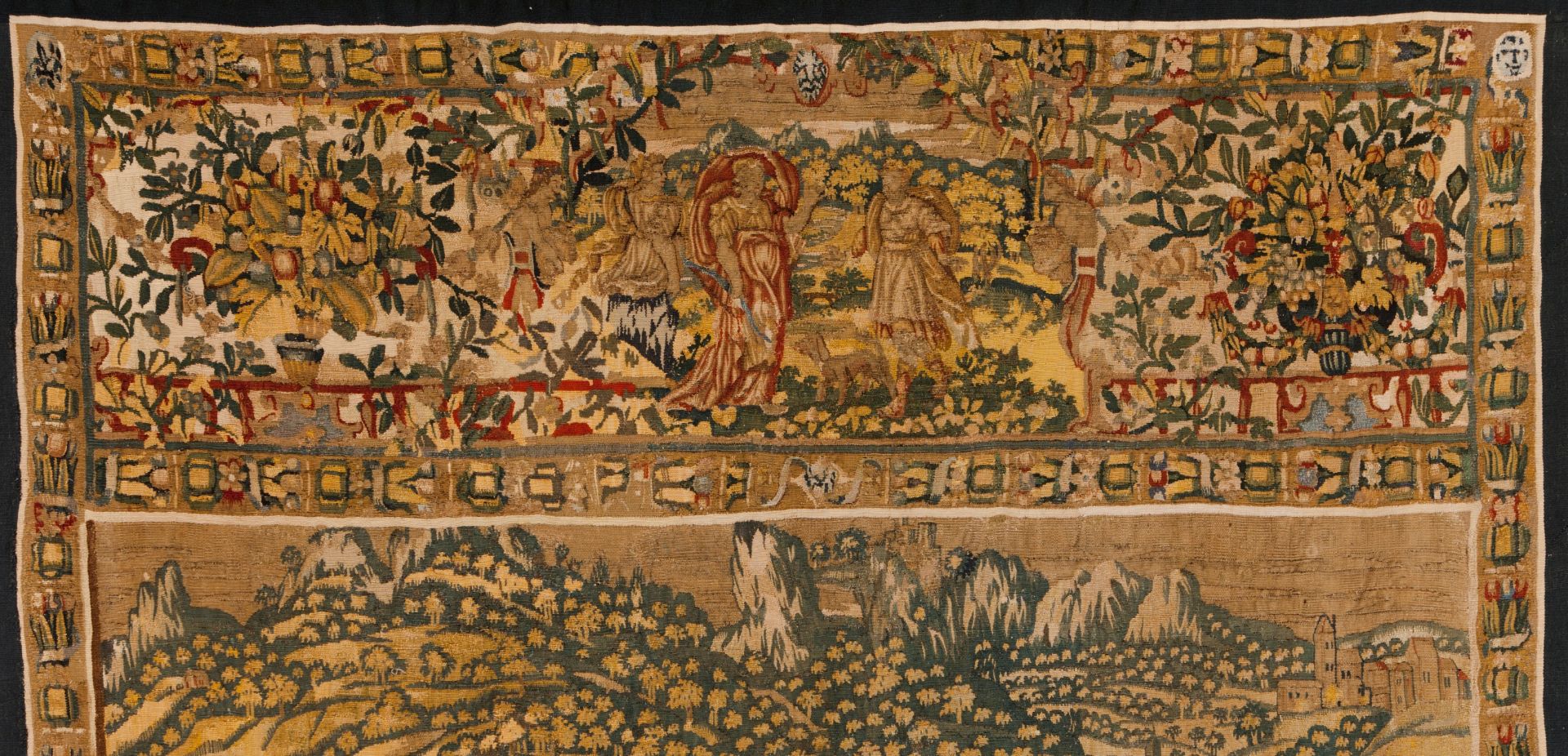 Flemish tapestry - Image 3 of 4