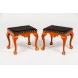 A pair of D.João V style stools