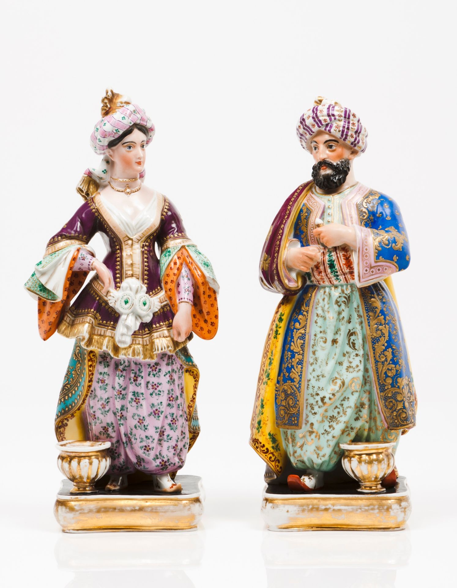 Pair of perfume bottles "Sultana and Sultan"