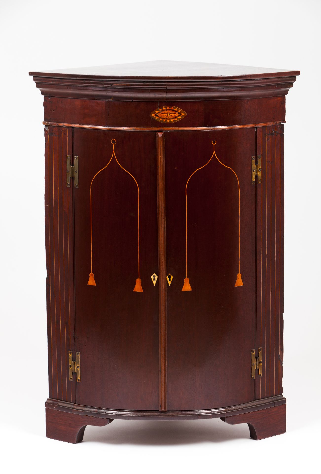 A George III corner cabinet