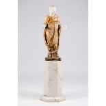 A childMarble sculpture Italy, 18th century (losses and faults; one arm and head broken and