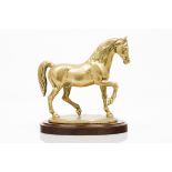 A horseGilt copper sculpture Europe, 20th century23x26 cm