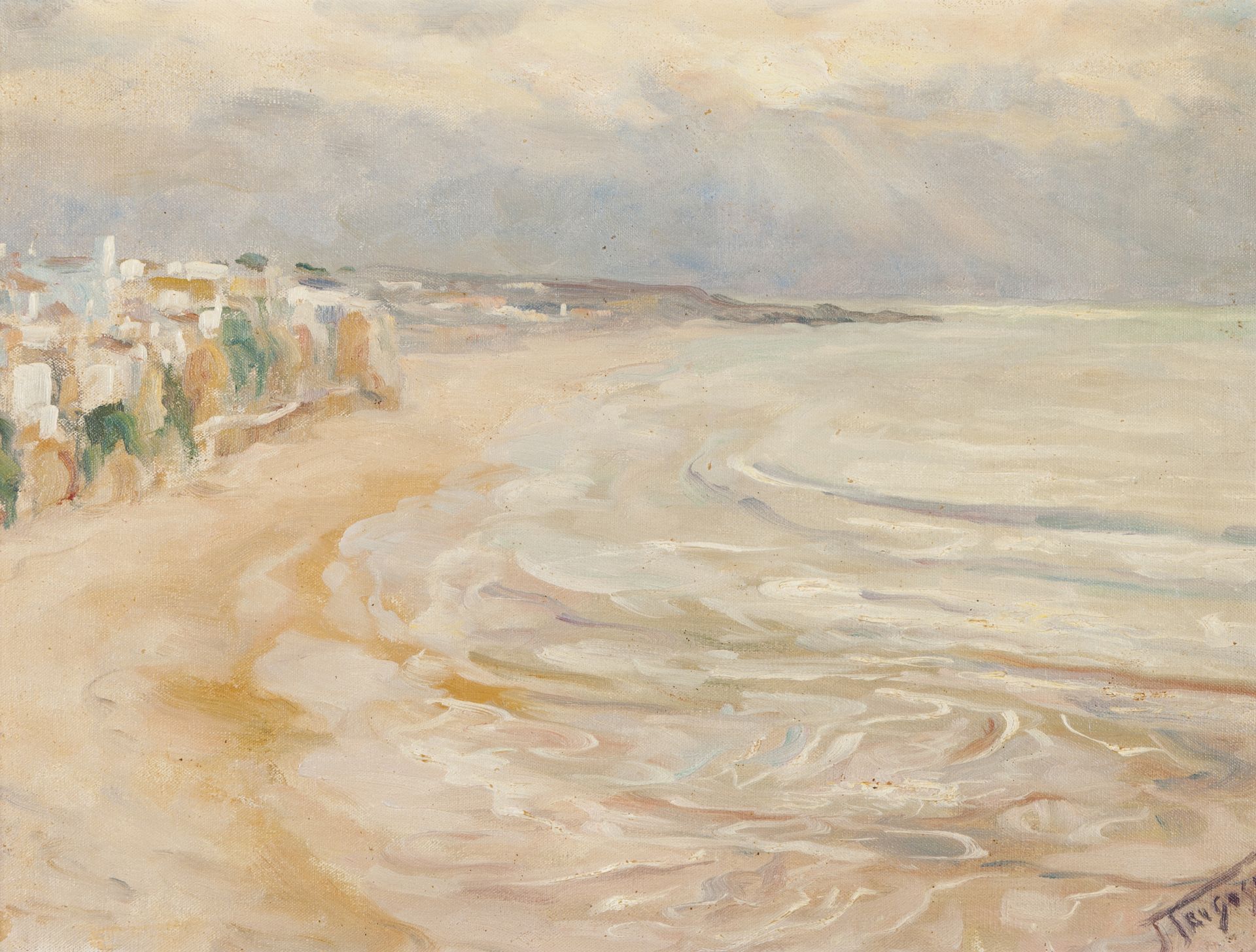 A LANDSCAPE WITH BEACH Falcão Trigoso (1879-1956)