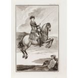 "Luz da Liberal, e Nobre Arte de Cavalaria"A pair of prints on paper Equestrian portraits of D.