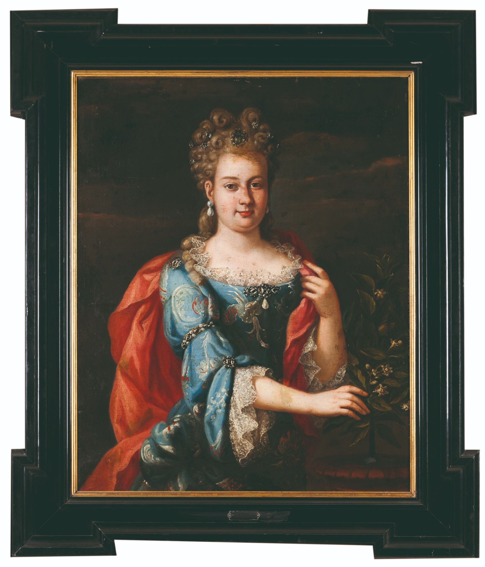 French school, 18th centuryA portrait of a lady Oil on canvas95x76 cm