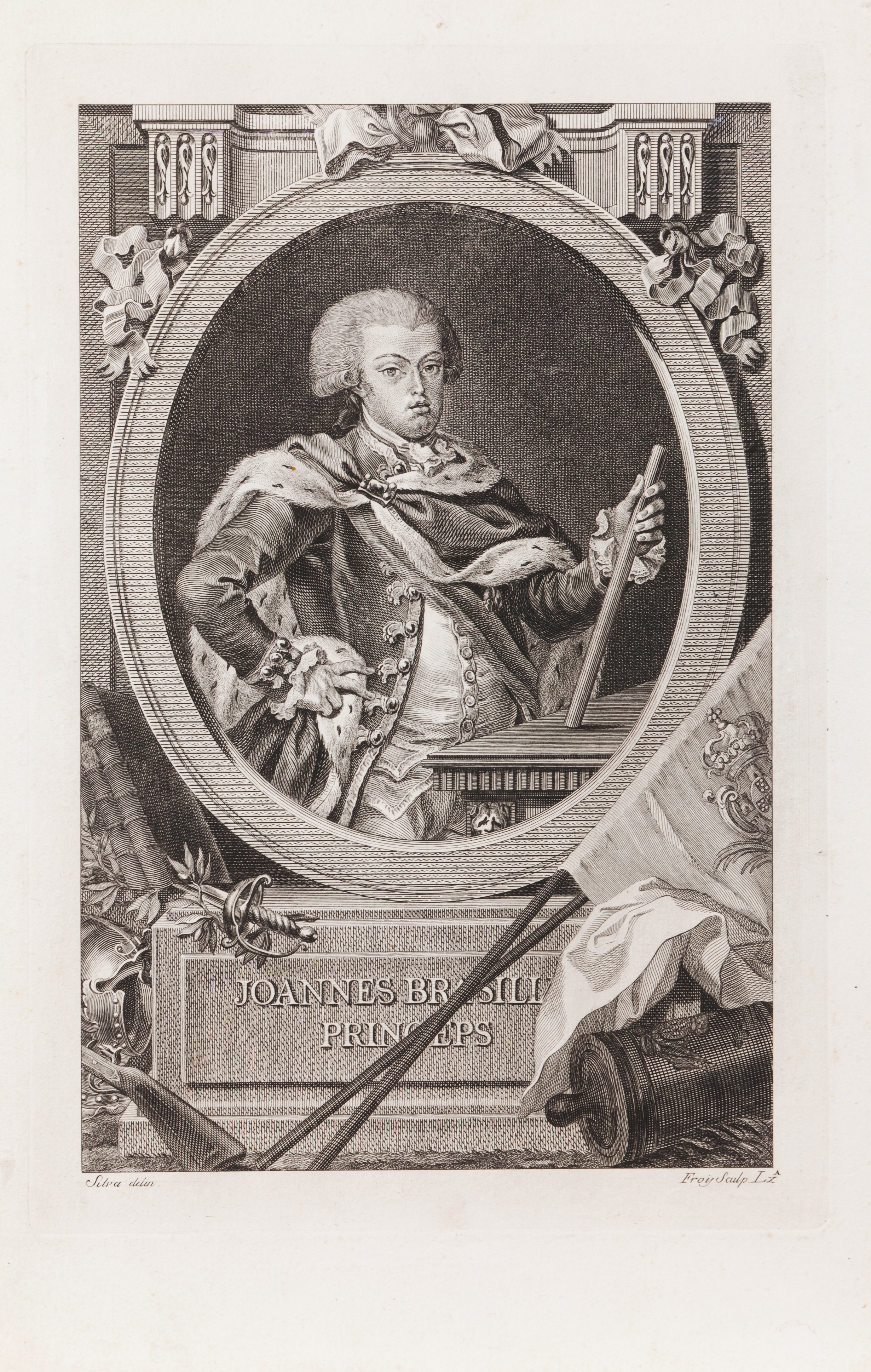 D.João, Prince of BrazilPortrait of D.João, Prince of Brazil (future King João VI) Engraved by