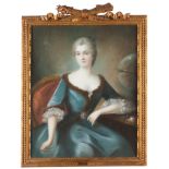 French school, 18th centuryPortrait of Gabrielle Émilie Le Tonnelier de Breteuil, marchioness of