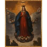 Spanish school, 18th centuryThe Assumption of the Virgin Mary Oil on canvas180x140 cm