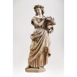 Allegory of SummerFiberglass, resin and stone dust sculpture simulating marble 20th centuryHeight: