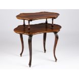 A Napoleon III side tableRosewood with bronze mounts Two tops 19th / 20th century82x87x55 cm