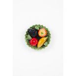 Plate with fruits