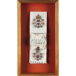 A Great Cross for the Order of Our Lady of Vila ViçosaPlaque and band Enamelled silver Portugal,
