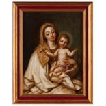 Portuguese school, 19th centuryThe Madonna of Mount Carmel with The Child Jesus Oil on board31x23