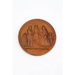 A commemorative medal for King Luís I and Queen Maria Pia of Savoy marriageBronze Front with
