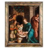 Portuguese school, 16th century (2nd half)The Adoration of the Shepherds Oil on board96x79 cm