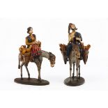 A couple of water sellersSculptures in plaster, wood and other materials Polychrome decoration (