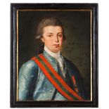 Prince João (future João VI, king of Portugal) and Princess Carlota JoaquinaA pair of oils on