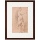 European school, 18th / 19th centuryStudieses for female figure A pair of charcoal drawings on