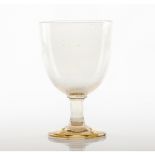 A large drinking glassCrystal Europe, 18th century20X13cm