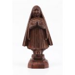 The Madonna of The Olive BranchCarved wooden sculpture Signed to back "ACN" Portugal, 20th