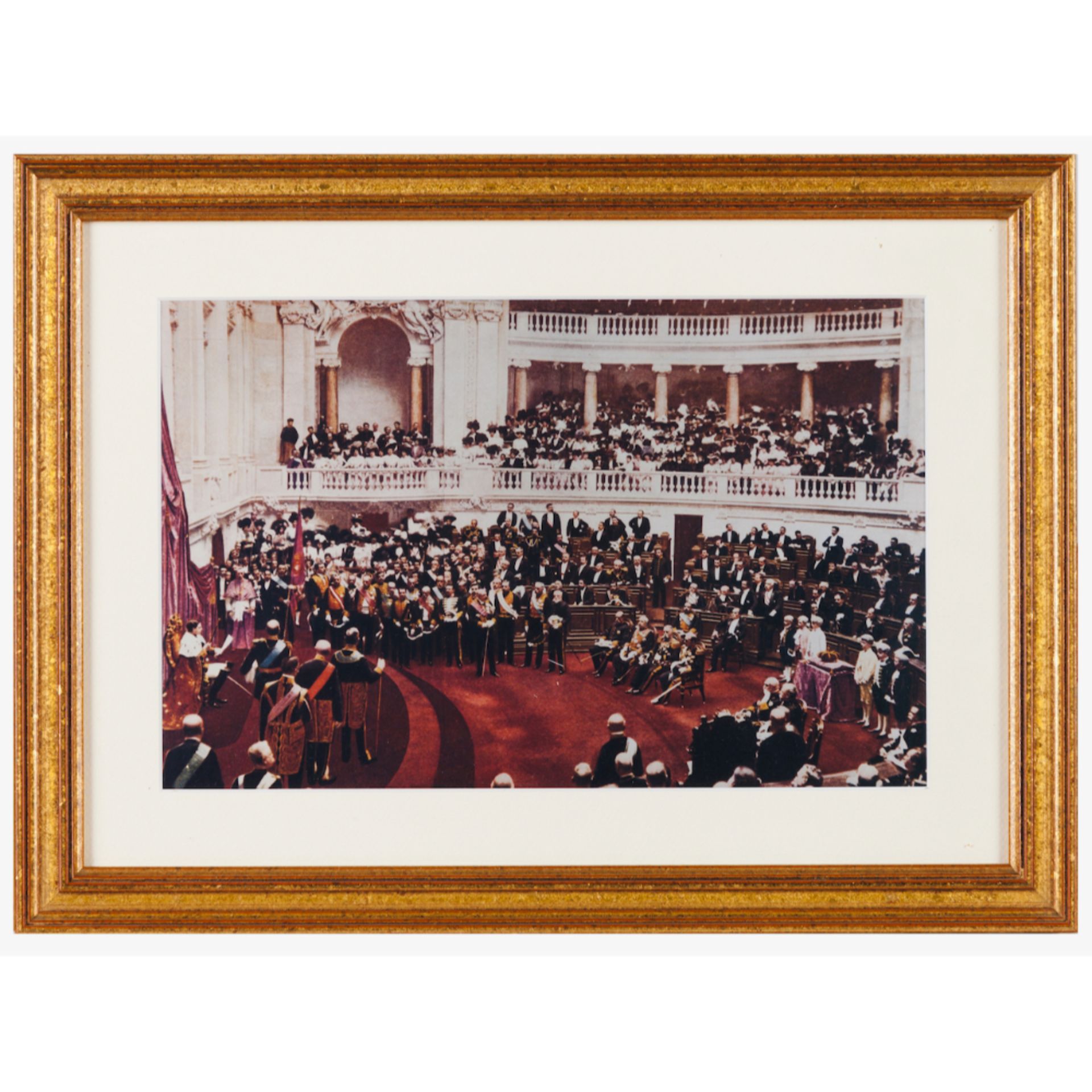 The Acclamation of King Manuel IIPhotograph on paper Modern copy19x30cm