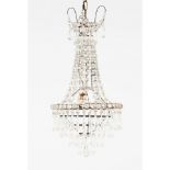 A small single light chandelierGlass drops75x33cm