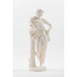 Hercules with the Nemean Lion skinMarble sculpture Height: 90 cm