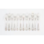 A set of 12 table forks