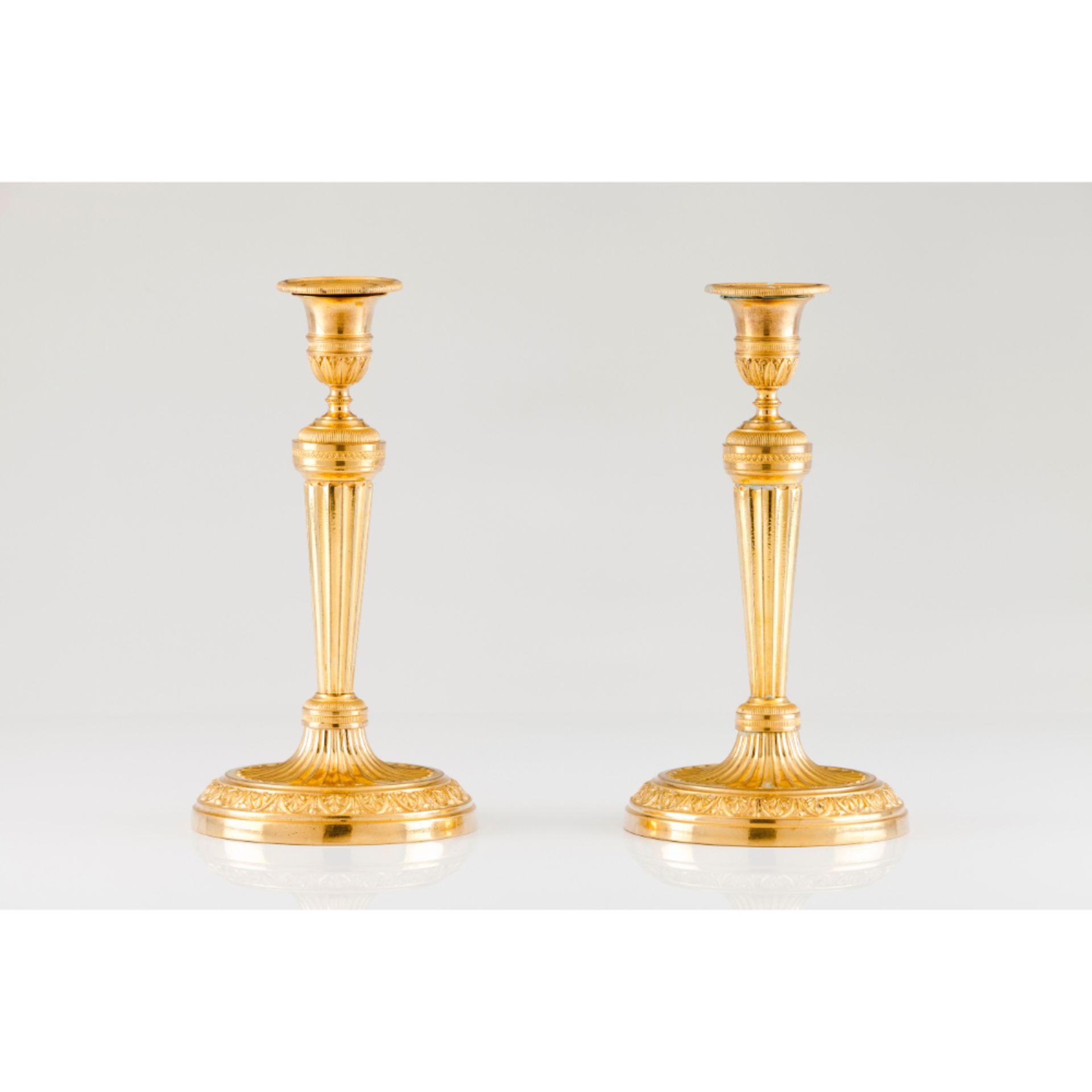 A pair of Louis XVI large candlesticks