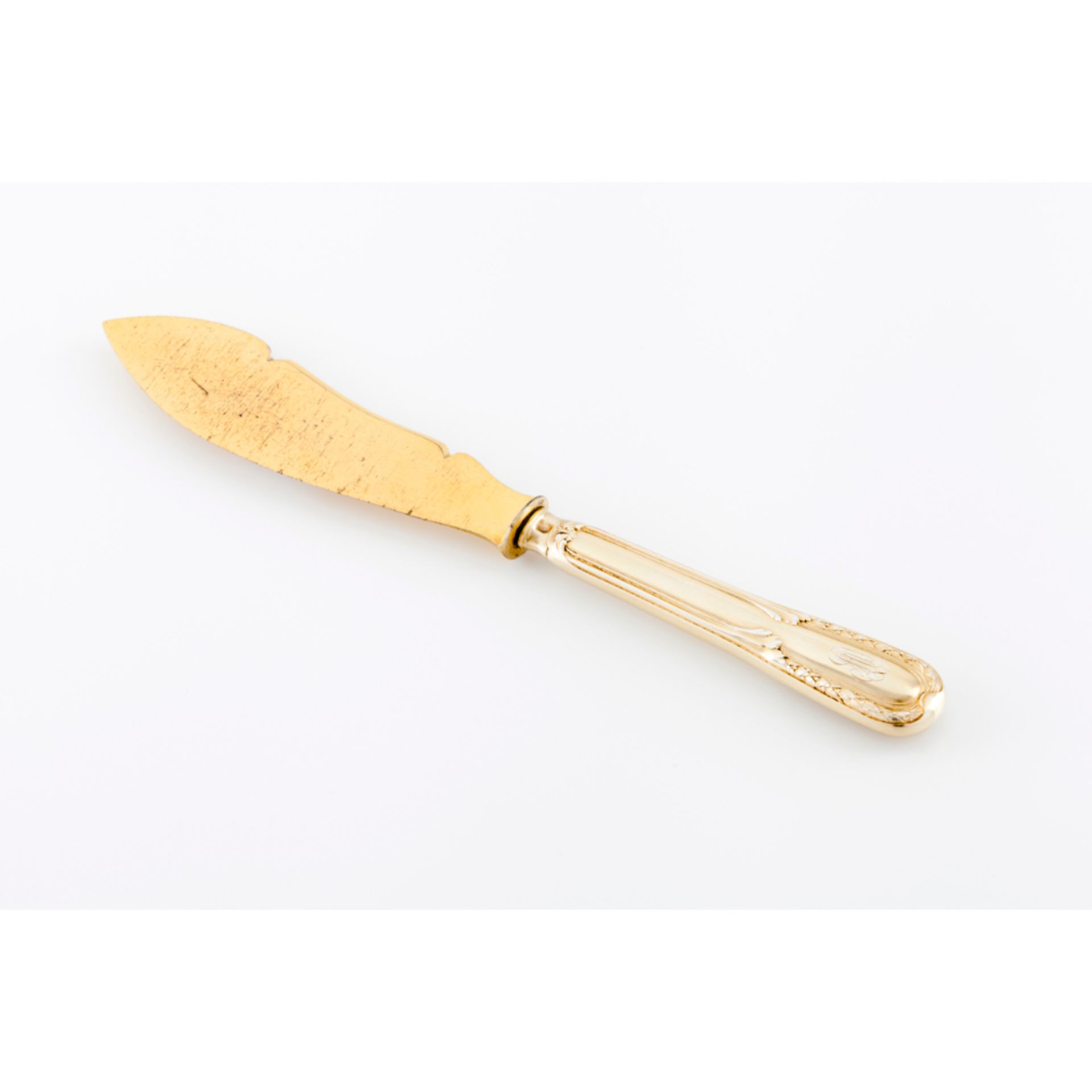 A Louis XVI style butter spreader