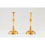 A pair of Louis XVI candlesticks